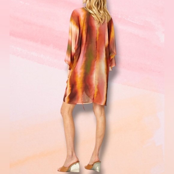 MSRP$375 Los Angeles Golshifteh Dress in Jaipur Ombre. Size M/L. NWT - Picture 5 of 12